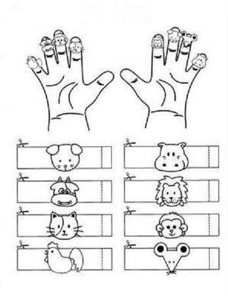 ANIMALS FINGER PUPPETS  learningenglish-esl